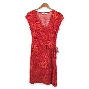 Evan Picone faux wrap dress